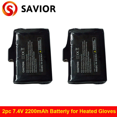 Savior heat-Batería de soporte para guantes eléctricos recargables, calcetines calentados, gorro calentado, guantes de esquí de invierno cálido ► Foto 1/6