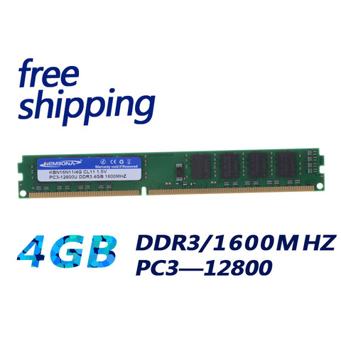 KEMBONA ddr3 4GB 1600 MHZ P12800 RAM de escritorio memoria DDR3 1600 4gb original longdimm ► Foto 1/5