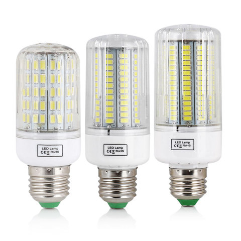 Bombilla de maíz LED E27 5730 SMD 7 W 12 W 15 W 20 W 25 W 30 W 45 W casa decoración lámpara para la lámpara de araña proyector 30 42 64 80 89 136 165 LEDs ► Foto 1/6