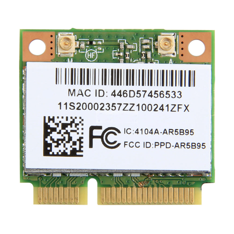 AR9285 802.11bgn tarjeta WiFi para Lenovo IdeaPad Z360 B460 Z475 serie Z575, FRU 20002357 ► Foto 1/2