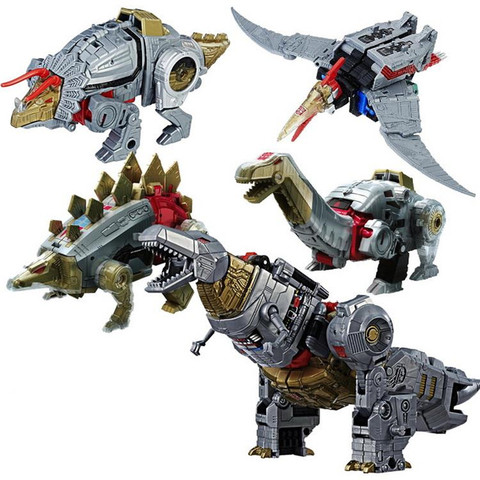 Figura de acción de Transformers G1 KO, Robot de juguete 5 en 1 para niño, Deformación de robots de dinosaurios clásicos, juguetes para niño ► Foto 1/6