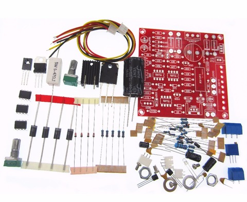 Fuente de alimentación regulada de CC ajustable, 0-30V, 2mA-3A, Kit DIY de circuito corto, protección limitadora de corriente, piezas de montaje ► Foto 1/2