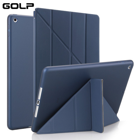 Funda para ipad air Flip funda de soporte para ipad 5 6 2017 de 2022 funda completa de cuero PU para ipad air 2 funda inteligente para ipad air 1 ► Foto 1/6