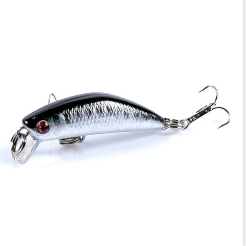 Señuelo de Pesca Minnow Wobblers Crankbaits cebo Artificial duro 3D Eyes 4,5 cm 2,8g, cebos de plástico flotante para peces, 1 Uds. ► Foto 1/6