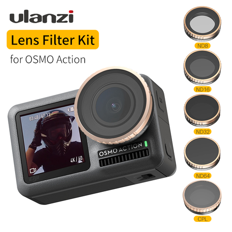 Ulanzi-filtro ND CPL para Dji Osmo Action ND8 ND16 ND32 ND64, cristal óptico, objetivo de cámara de acción para Osmo Action ► Foto 1/6