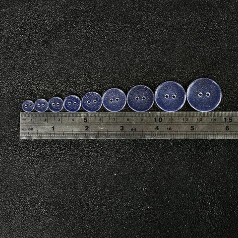 Botones transparentes de resina redondos, botones de 9-25mm, 2 agujeros, botones de costura para álbumes de recortes, accesorios de ropa DIY ► Foto 1/6