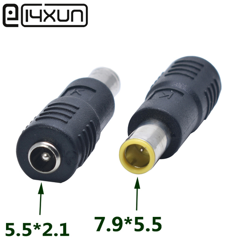 1 Uds 5,5x2,1mm hembra a 7,9x5,5mm macho adaptador de conector de alimentación CC convertidor 5,5*2,1 a 7,9*5,5mm para IBM ordenador portátil ► Foto 1/4