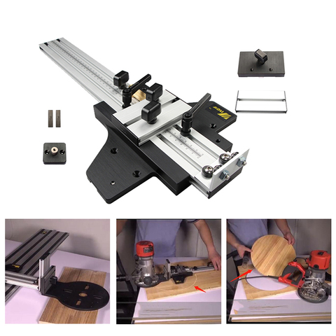 Nueva máquina de grabado carril de guía lineal órbita deslizante para grabado recto y redondo carpintería accesorios herramientas DIY ► Foto 1/1