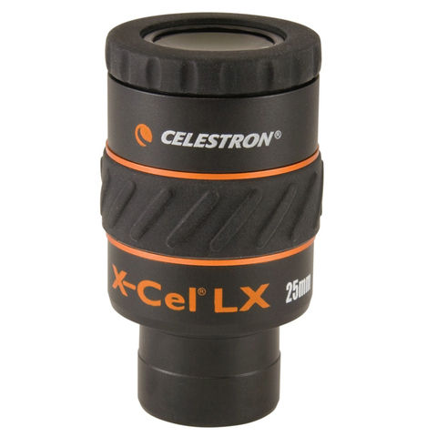 CELESTRON-ocular X-CEL LX de 25mm, visor telescópico de gran angular de 1,25 pulgadas de alta definición de calibre grande, no monocular de una pieza ► Foto 1/6