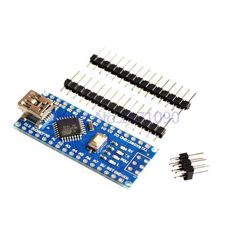 1 piezas Nano 3,0 controlador compatible con Arduino nano CH340 USB conductor ningún CABLE ► Foto 1/6