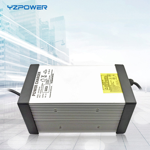 YZPOWER-cargador de batería de litio Li-ion para coche de juguete, cargador de 54,6 V, 9A, 10A, 11A, 12A, 13A, 14A, 15A, con CE, FCC, batería de 48V ► Foto 1/6