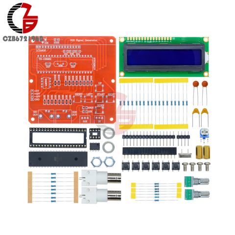 Módulo generador de señal AVR DDS, generador de función, diente de sierra cuadrado sinusoidal, onda triangular, Frecuencia ajustable, pantalla LCD ► Foto 1/6