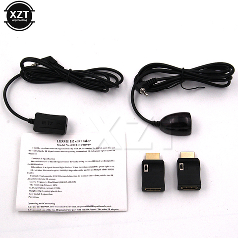 Extensor IR de alta calidad por HDMI, Compatible con Control remoto, receptor adaptador, Kit de Cable transmisor, interruptor bidireccional ► Foto 1/4