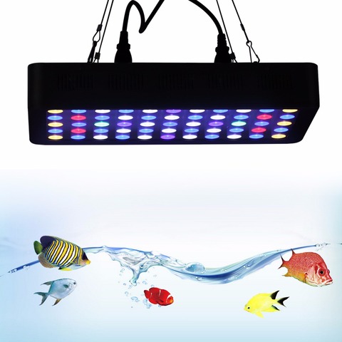 Luz de acuario LED regulable, iluminación de espectro completo, arrecife, Coral marino, para crecimiento de Coral, lámpara de tanque de plantas de peces, 165W ► Foto 1/6