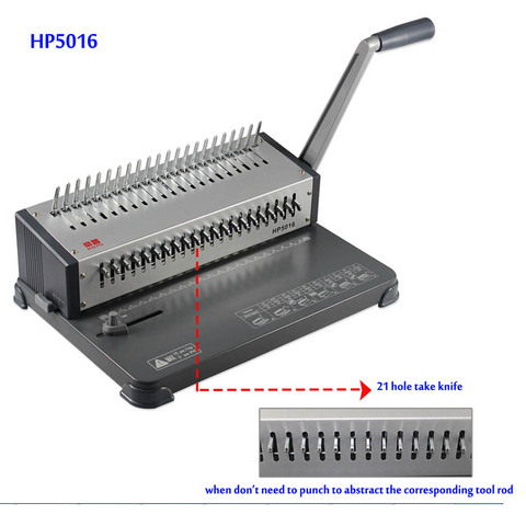 HP5016 Manual A4 encuadernadora de papel, máquina de encuadernación de alambre, máquina de encuadernación de carpetas de papel ► Foto 1/3