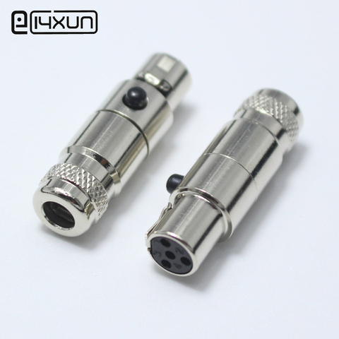 1 Uds Mini XLR 4 Pin hembra jack pequeño XLR 4 P toma de audio Metal micrófono conector MIC adaptador para OD5mm Cable ► Foto 1/6
