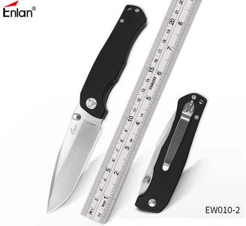 Enlan-cuchillo plegable de EW010-2, hoja 8cr13mov para exteriores, Campamento, supervivencia, de bolsillo, utilidad táctica, caza, bushcraft, herramienta EDC ► Foto 1/1