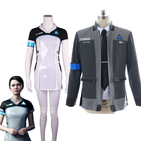 Juego Detroit: Become Human Connor RK800, traje de agente KARA Cosplay Code AX400, traje de agente para niña, conjunto completo de chaqueta ► Foto 1/6