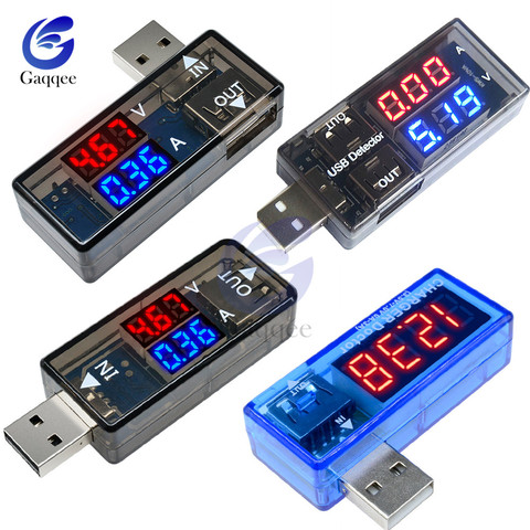 LED Digital de puerto Dual USB actual de carga de tensión de Detector de prueba de batería voltímetro cargador amperímetro Doctor Meter Monitor ► Foto 1/6