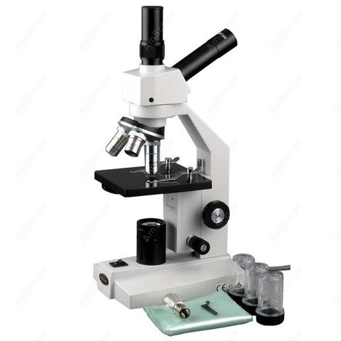 Compuesto de doble vista microscopio-amscope suministros dual-view microscopio compuesto 40x-2500x ► Foto 1/1