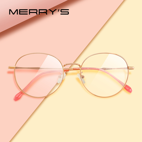 MERRYS-gafas ovaladas a la moda para mujer, montura, gafas de mujer para miopía graduadas, S2022 ► Foto 1/6