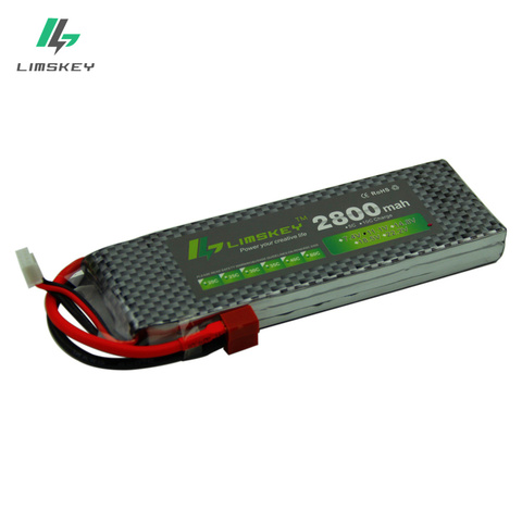 Limskey potencia 3 11,1 v 2800 MAH Lipo batería para Drone helicóptero Quadcopter 11,1 MAH 2800 v 30C juguete baterías Lipo 3S 11,1 ► Foto 1/1