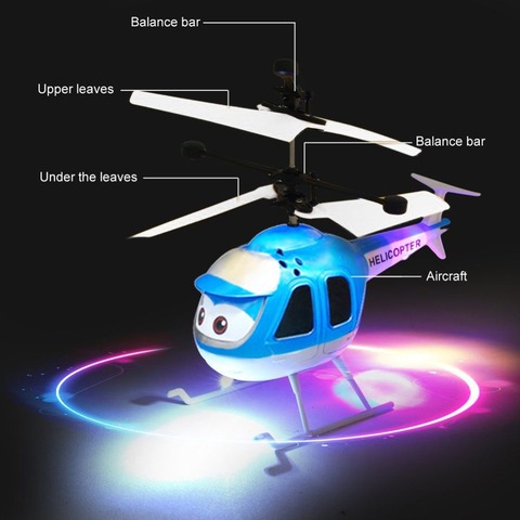 Mini helicóptero con Sensor infrarrojo, 3D giroscopio, helicóptero eléctrico, juguete de regalo para cumpleaños para chico #257747, gran oferta ► Foto 1/6