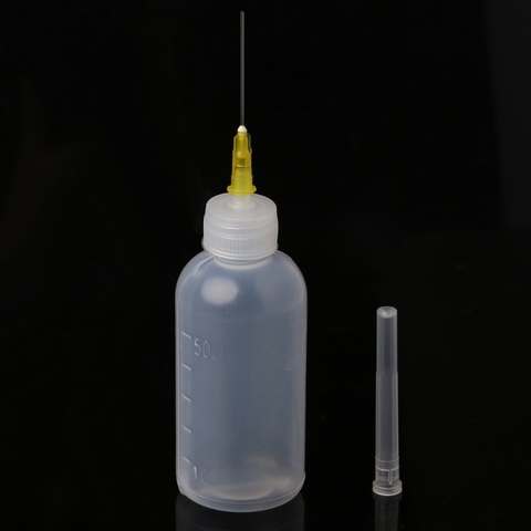 Botella dispensadora de resina para soldadura, 50ml, flujo líquido con 1 aguja ► Foto 1/6