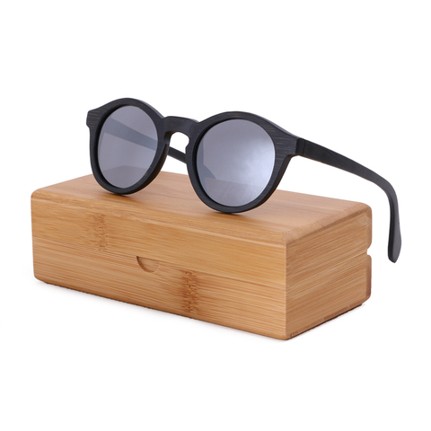 BerWer 2022 moda mujer polarizada gafas de sol hombre bambú madera gafas de sol oculos de sol feminino ► Foto 1/6