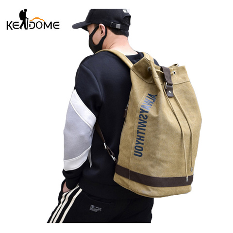 Bolso de lona plegable para hombre, mochila táctica militar para viaje, senderismo, ejército, montañismo, grande, XA627WD ► Foto 1/6