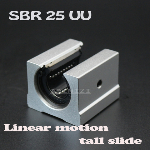 Bloque de rodamiento de bolas lineal, carril para guía lineal CNC, SBR25, SBR25UU, 25mm, Envío Gratis ► Foto 1/1