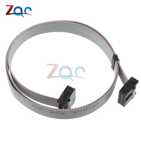 70 cm 10 Pasadores USB ASP ISP JTAG AVR CABLE 10 P IDC cinta plana cable de datos 2.54mm conector ► Foto 1/4