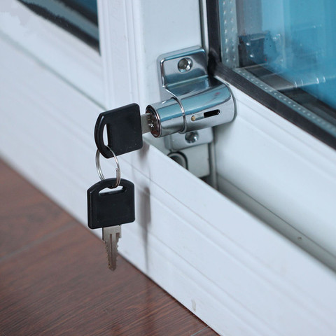Cerraduras de plástico para puertas y ventanas de acero, cerradura de seguridad para niños, cerraduras de seguridad para puertas y ventanas, cerraduras de aluminio para ventanas ► Foto 1/1