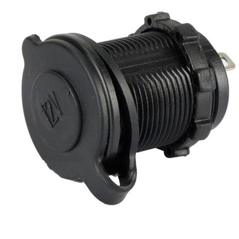 Toma de 12V para coche, 120W, alimentador para encendedor de cigarrillos a prueba de agua para motocicleta, coche y barco, enchufe de salida para Tractor DC12V, accesorio negro ► Foto 1/6