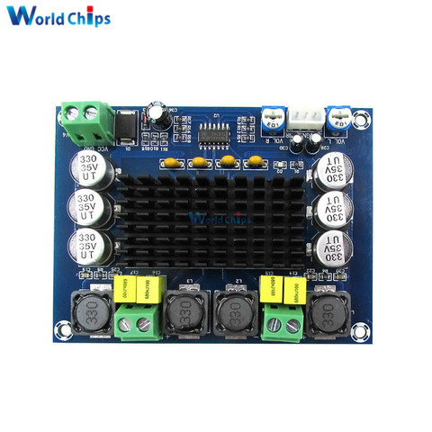 TPA3116D2 TPA3116 XH-M543 de doble canal estéreo de alta potencia Digital, Amplificador de potencia de Audio de 120W + 120W Amplificador Módulo de bricolaje ► Foto 1/6