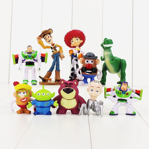 Historial De Precios Y Revision De 10 Uds Juguete Historia Cifras Woody Buzz Lightyear Jessie Rex Dinosaurio Lotso Oso Sr Cabeza De Patata Apretar Los Extranjeros Arana Juguetes Del Bebe Vendedor