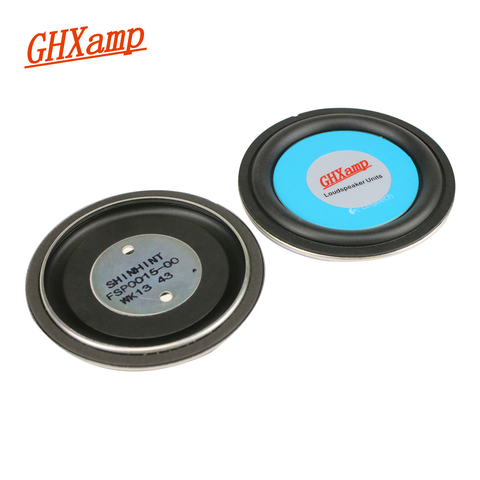 GHXAMP-Radiador de Woofer de 3 pulgadas, altavoz pasivo de 78MM de graves con borde de goma, radiador de baja frecuencia para altavoces de 2-5 pulgadas, bricolaje, 2 uds. ► Foto 1/6