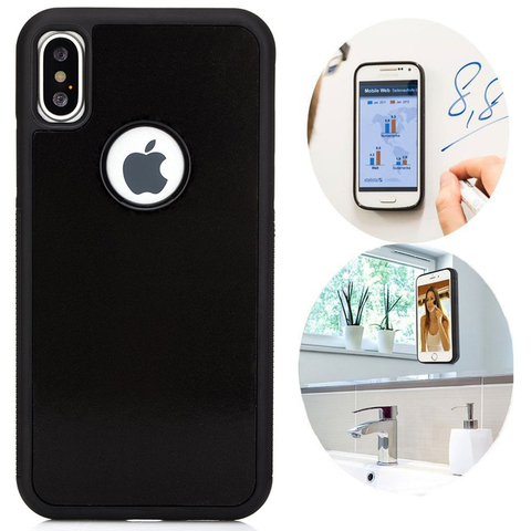 Oppselve-funda antigravedad para iPhone XS, Max, XR, X, 8, 7, 6S, 6, 12, marco de TPU antigravedad, cubierta adsorbida de Nano succión mágica ► Foto 1/6