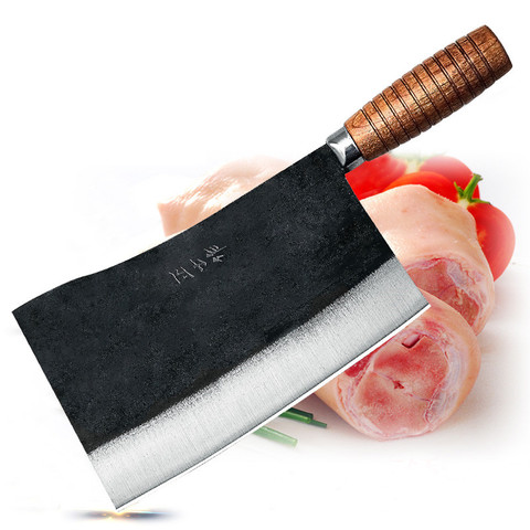 Envío Gratis ZSZ Handlemade Chef de cocina corte el hueso carne en rodajas cuchillo Chef profesional forjado cuchillo para cortar hueso carnicero cerdo cuchillos ► Foto 1/1