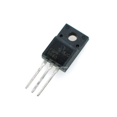 Transistor MOS FET, nuevo transistor FQPF5N60C TO-220F FQPF5N60 5N60C 5N60 TO220 TO-220, 10 Uds. ► Foto 1/1