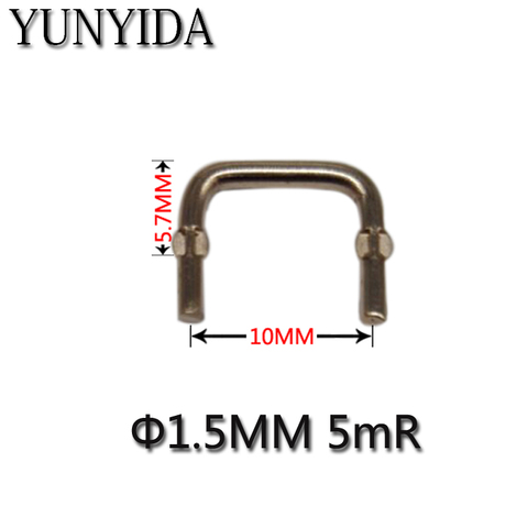 01-10 20 piezas de manganeso de resistencia de 1,5mm de resistencia 0.005R 5mR de manganin resistencia ► Foto 1/1