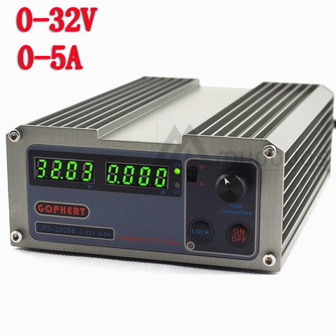 CPS-3205E Digital de precisión ajustable, MINI fuente de alimentación CC OVP/OCP/OTP 32V5A 110V-230V 0,01 V/0.001A, Envío Gratis a la UE, novedad ► Foto 1/2