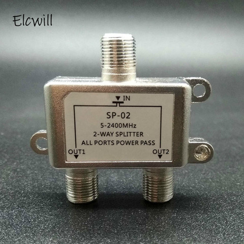 Receptor de señal de TV Satelital de 2 vías de 5-2500MHz diseñado por satélite Diplexer Coaxial Sat combinado para STV/CATV ► Foto 1/4