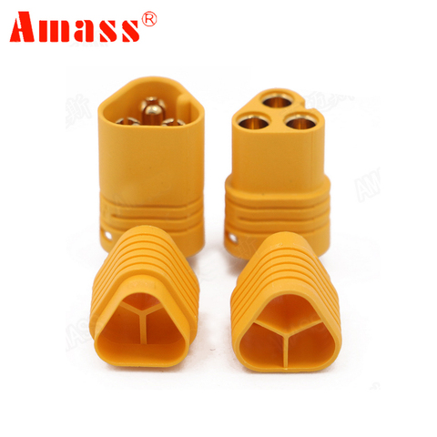 2 par amass MT60 3.5mm 3 polos Bullet connector plug set para RC ESC al motor ► Foto 1/5