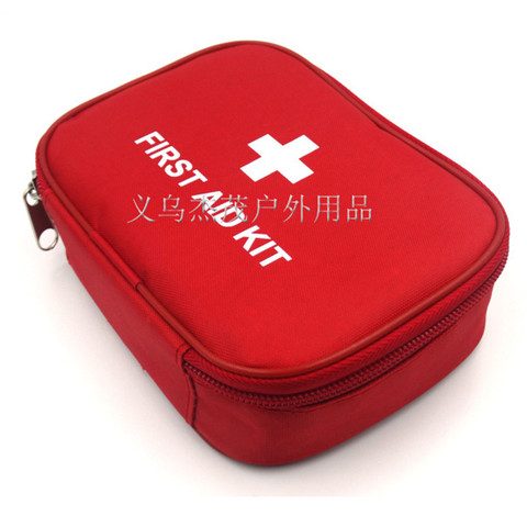 Viaje exterior Mini kit de coche kit de primeros auxilios bolsa pequeña caja médica de supervivencia de la emergencia kit tamaño 15 * 11 * 4 CM ► Foto 1/6