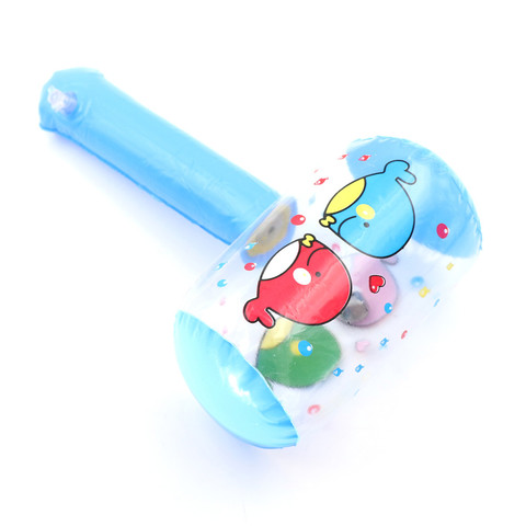 Martillo inflable de dibujos animados para niños, juguete de aire con campana de Color aleatorio, al por mayor, 1 Uds. ► Foto 1/6