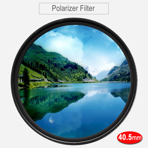 Filtro CPL Polarizador Circular de 40,5mm filtro polarizador para lente Sony 16-50mm A6500 A6400 A6300 A6000 A5100 A5000 NEX-6/3N/5 T/5R ► Foto 1/5