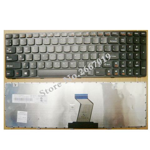 AR teclado del ordenador portátil para LENOVO G580 Z580A G585 Z585 G590 Z580 teclado ► Foto 1/2