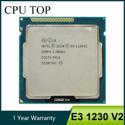 Procesador Intel Xeon E3 1230 V2 3,3 GHz Quad-Core, CPU SR0P4 LGA 1155 ► Foto 1/2