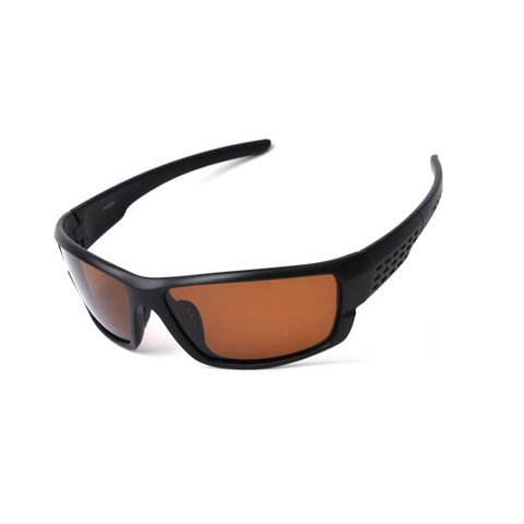 TAGION-gafas de sol deportivas polarizadas para hombre y mujer, lentes de conducción con visión nocturna, color amarillo y marrón ► Foto 1/6